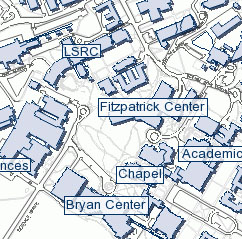 Duke campus map
